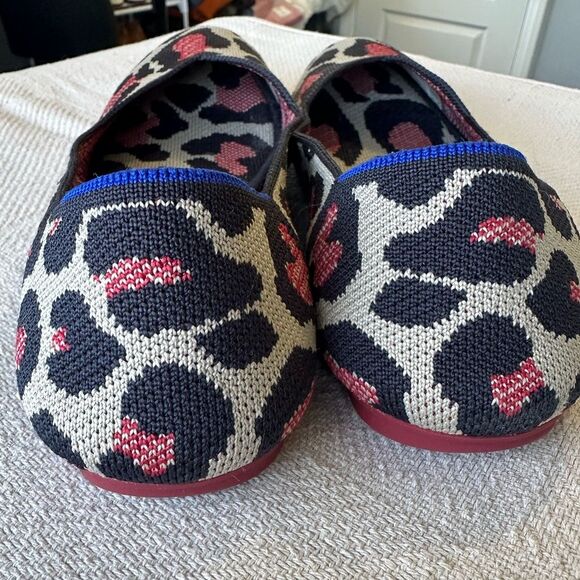 ROTHY’S | Red Cat Animal Print Flats Size 9 - Picture 7 of 11
